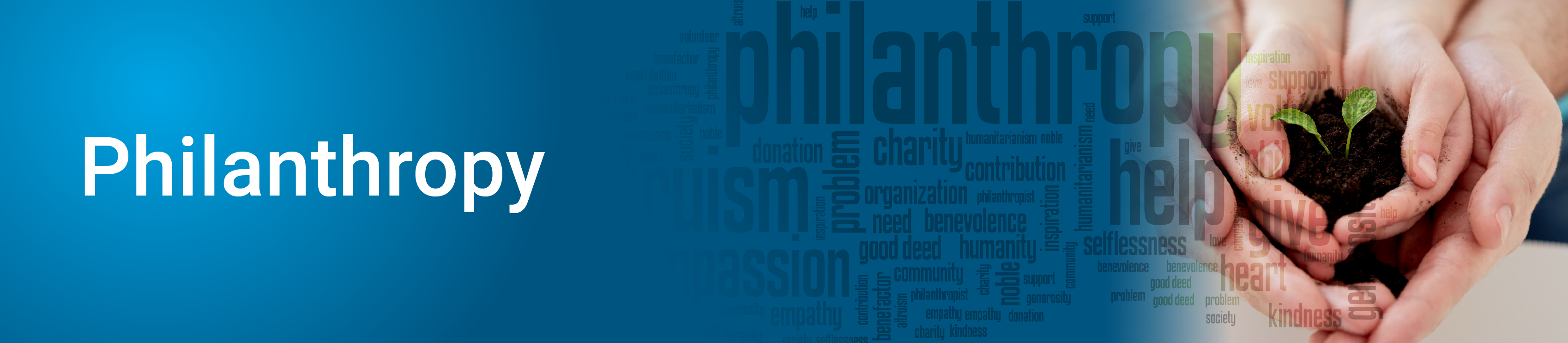Philanthropy header