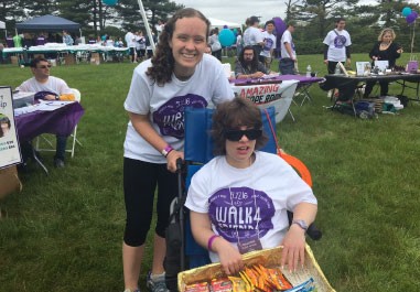 Sarah healed her grief by helping others