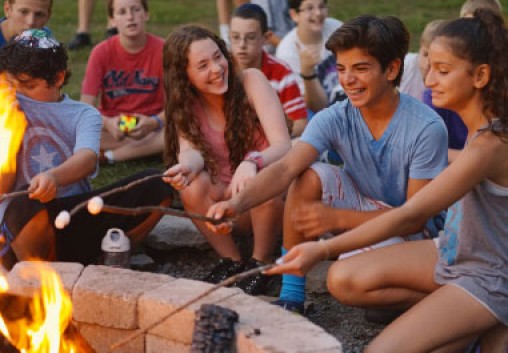 teens in camp