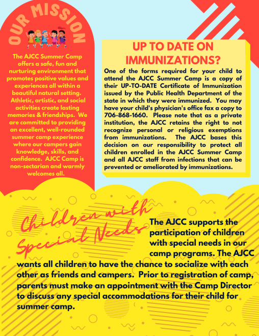 Summer Camp Augusta Jcc