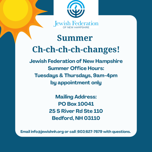 Summer hours for JFNH