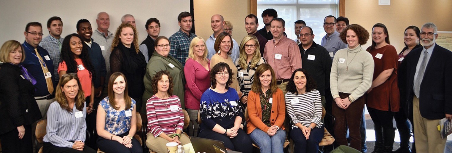 Group of teachers at a Teacher Workshop at Jewish Federation of Northeastern New York