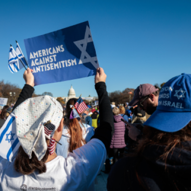 Rally against antisemitism