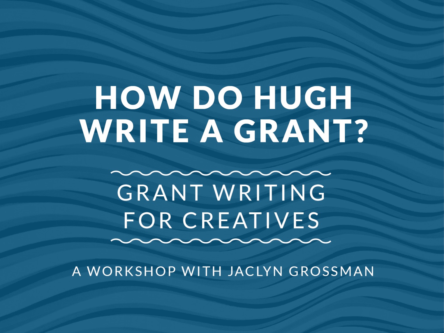 How do hugh write a grant?