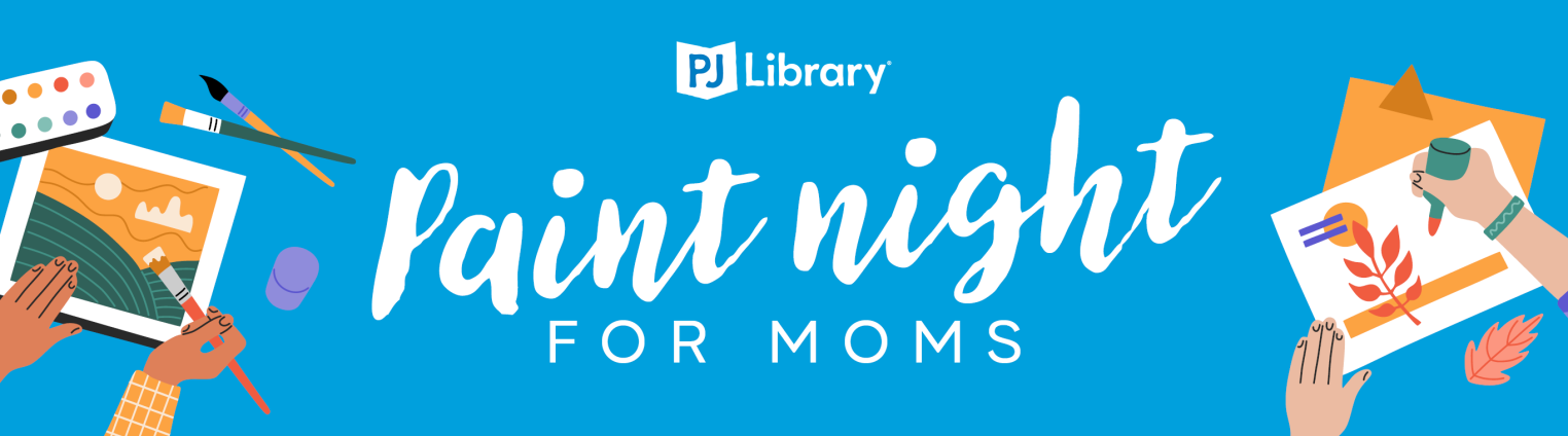PJ Library Paint Night for Moms