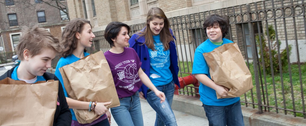 Volunteers on their Way to a Food Delivery