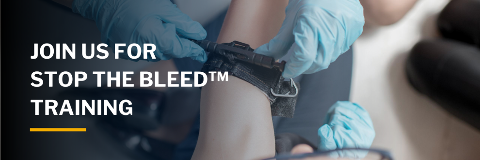 STOP THE BLEED TRAINING web banner