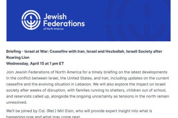 Briefing - Israel at War