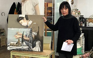 Painter Haya Graetz Ran.jpg Painter Haya Graetz Ran