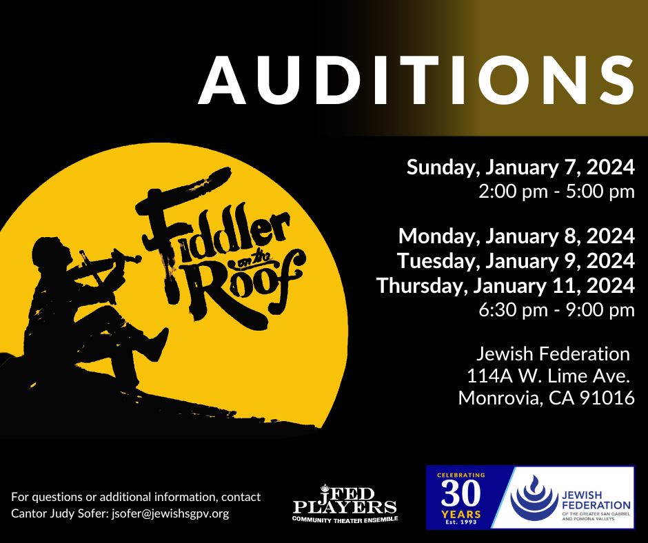 Fiddler Auditons.jpg Fiddler Auditons