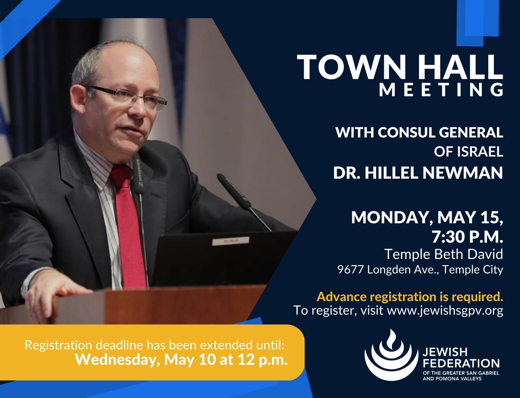 Town Hall_Israeli Consul.jpg Town Hall Israeli Consul
