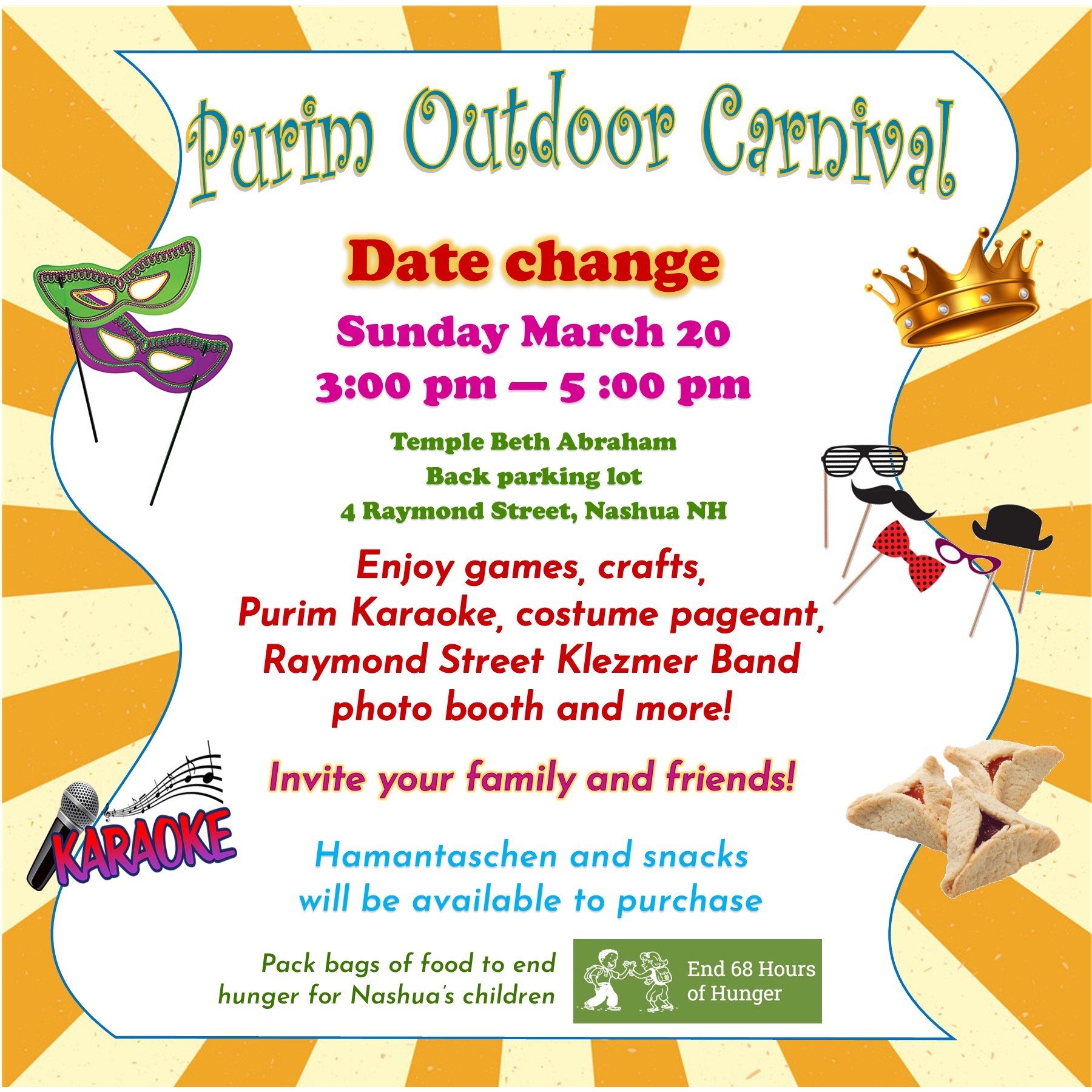 Purim Outdoor Carnival