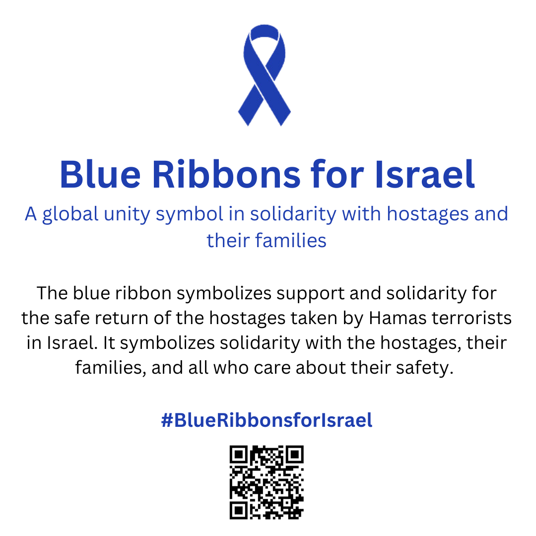 Blue Ribbons for Israel