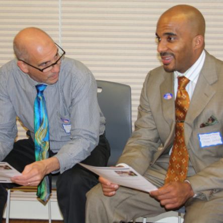 Barry Derfel and Dr. Luvelle Brown null