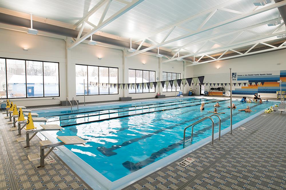Indoor Pool Shaw Jcc Of Akron Indoor Pool 6 Lane 25 Yard Shallow End 3 Feet Deep 86 000 Gallon