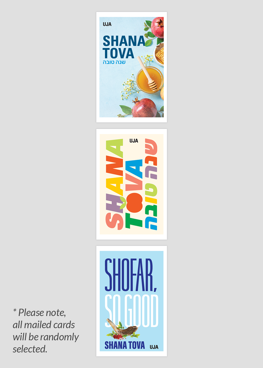 Tribute Cards Example