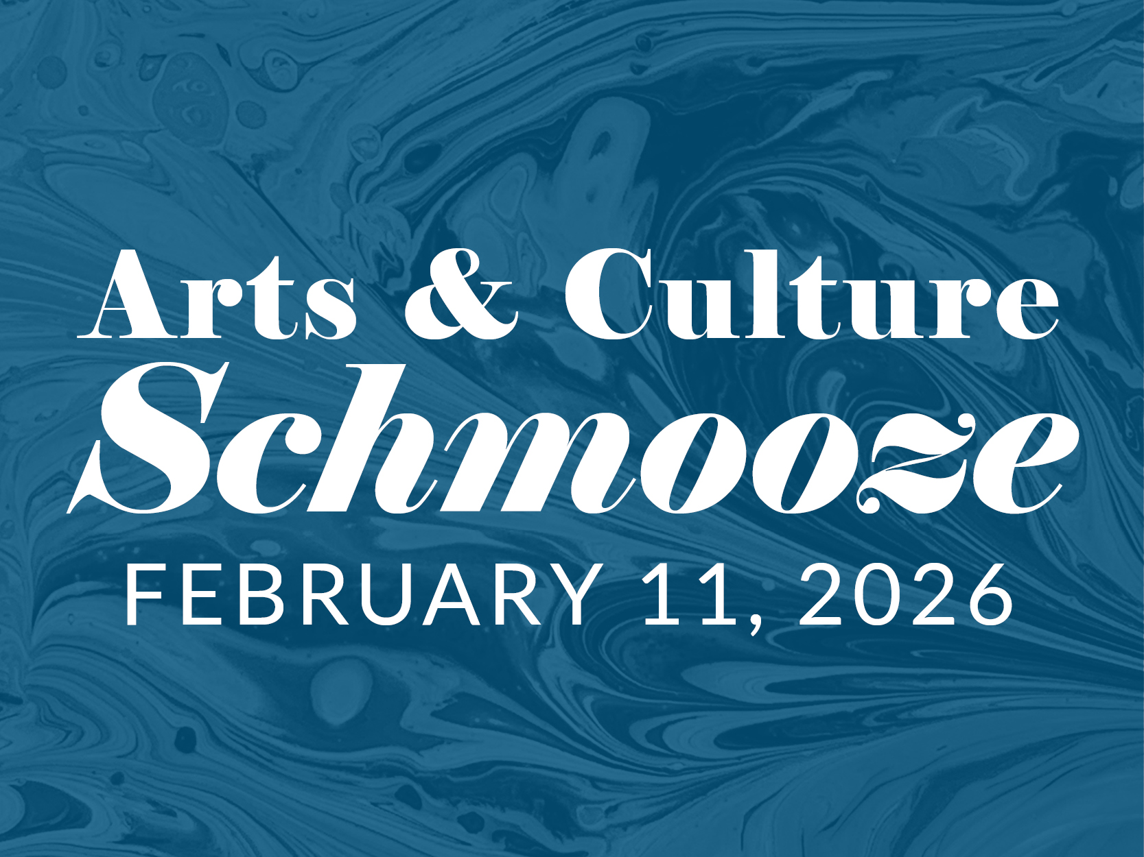 Jewish arts & culture schmooze