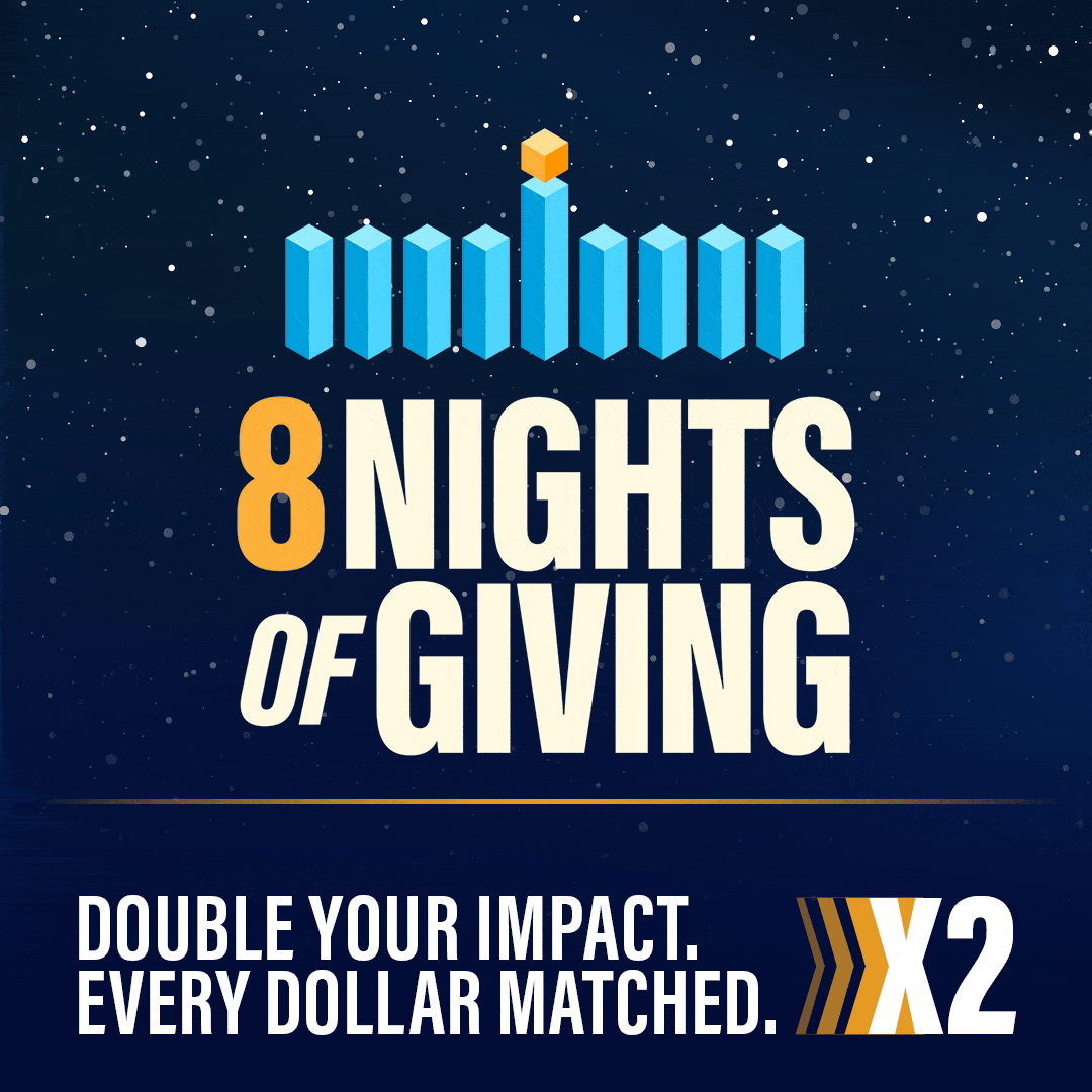 UJA 8 Nights of Giving Standing Up to Support our Community