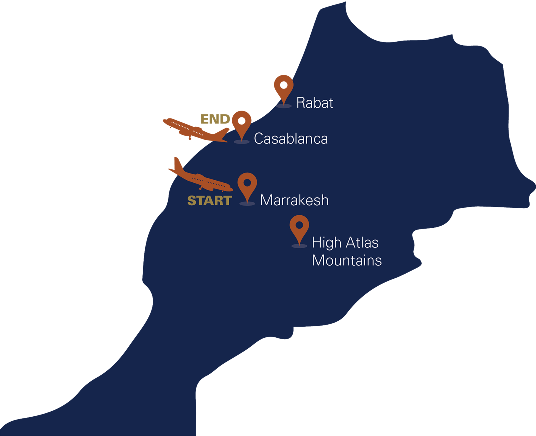 Map of Moroco
