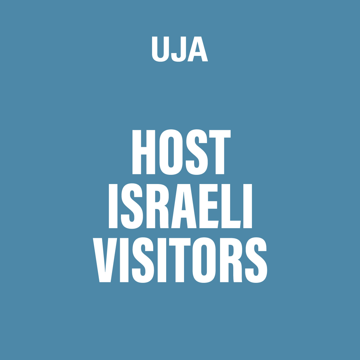 UJA: Host Israeli Visitors
