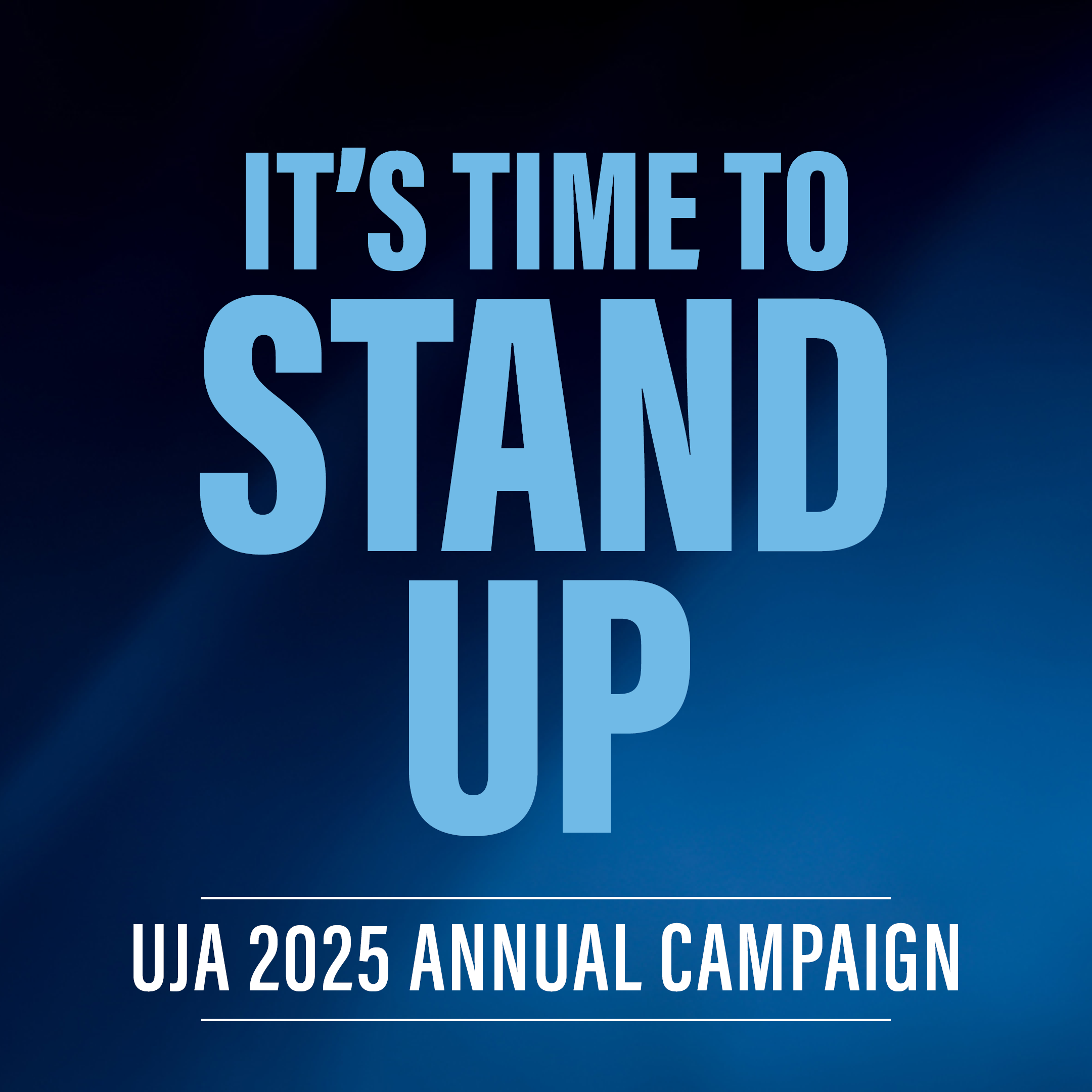 It's time to stand up