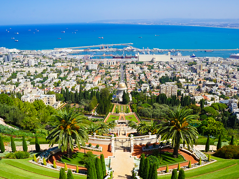 The landscape of Haifa