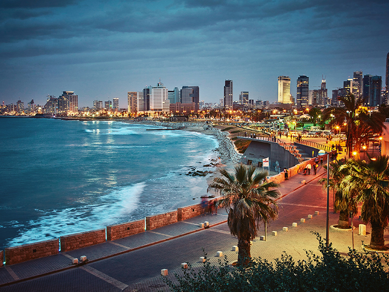 The skyline of Tel Aviv