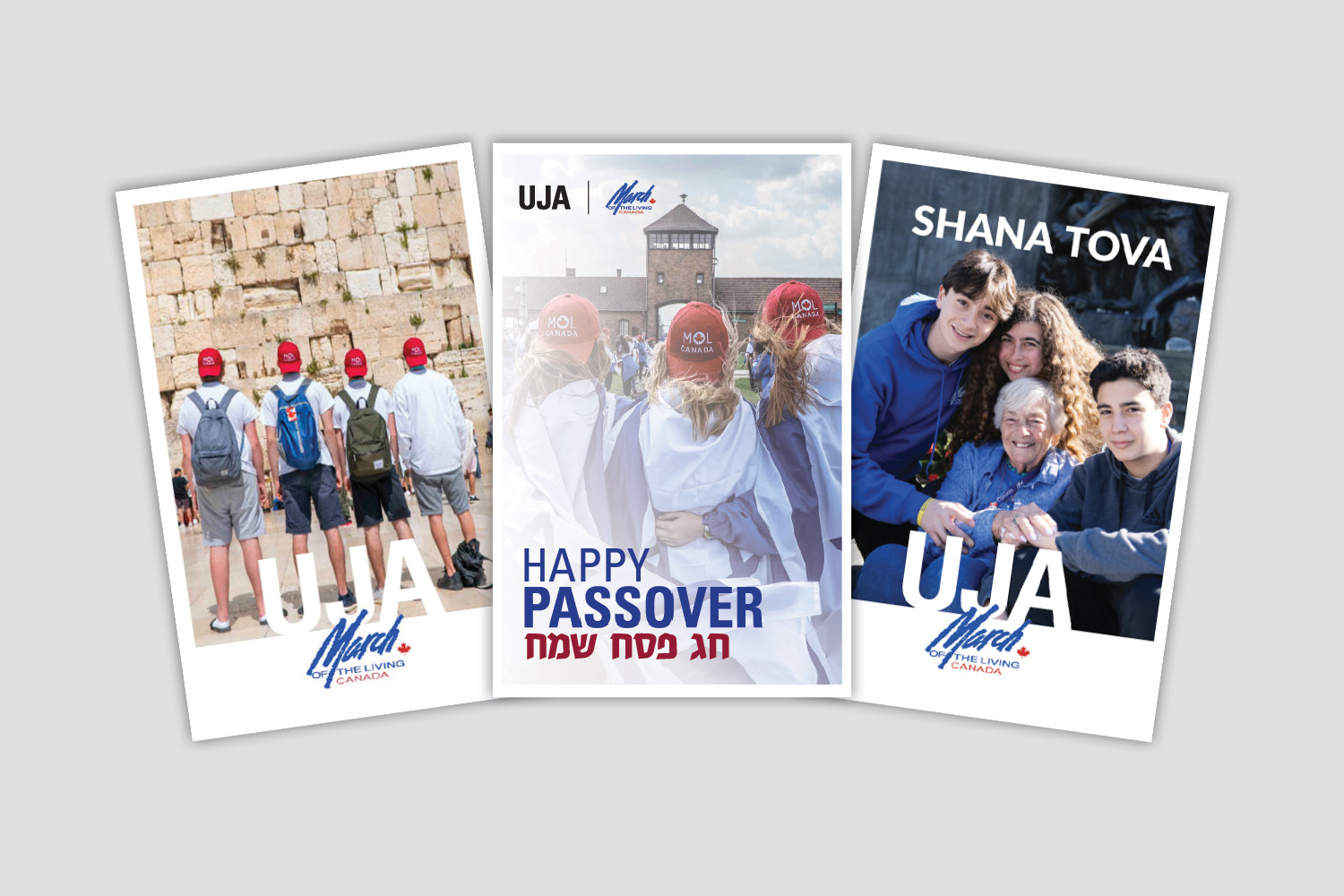 March of the Living Tribute Card Example