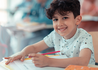 A Jewish student studying