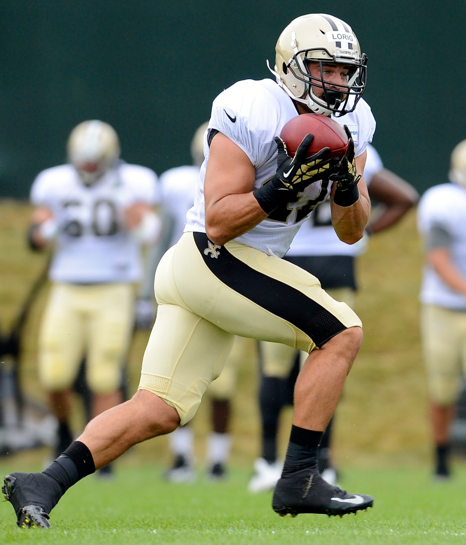 Erik Lorig, in his fifth NFL season, has moved to the New Orleans Saints after playing for the Tampa Bay Buccaneers.