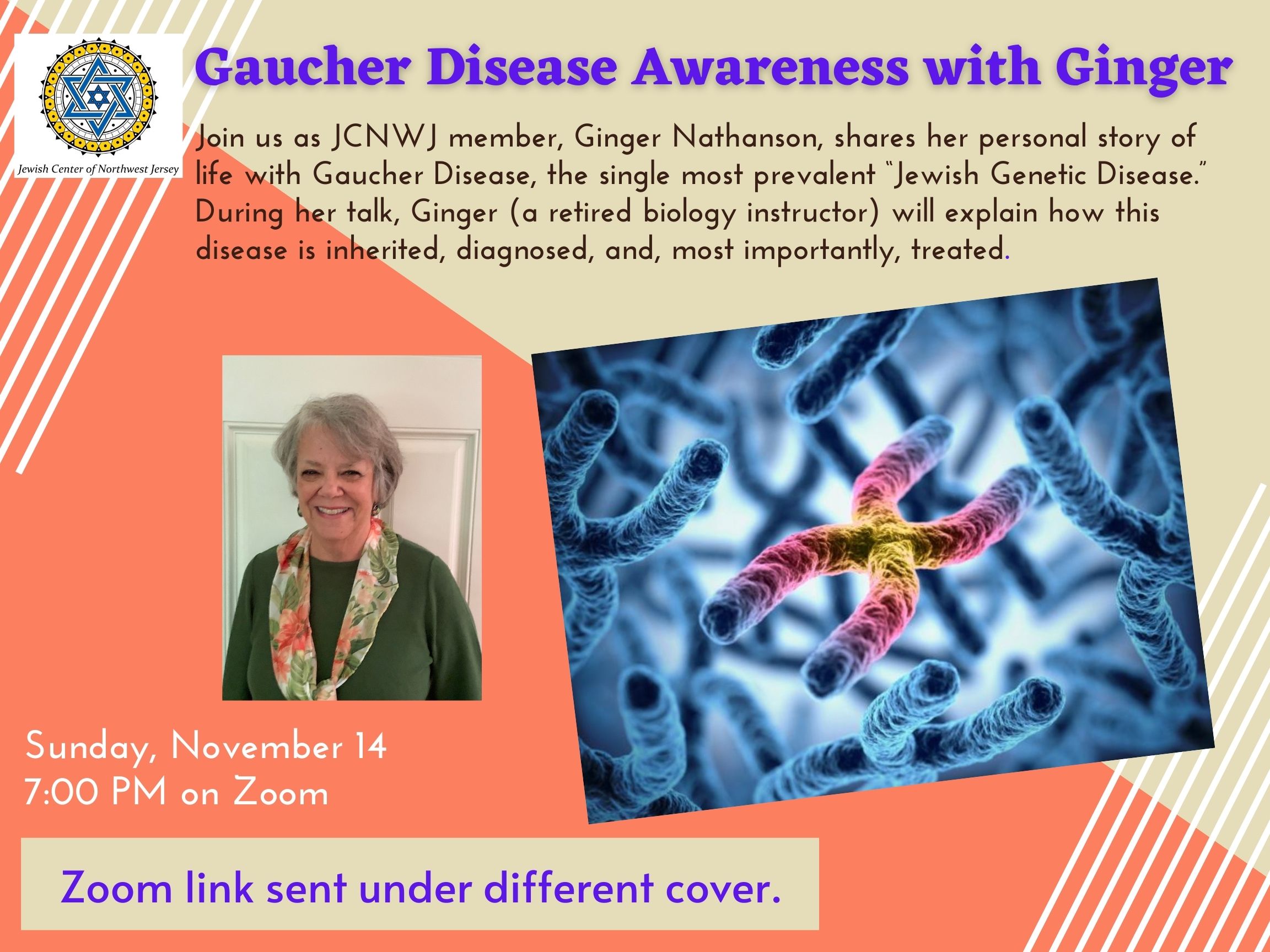 Goucher Disease Discussion with Ginger Nathanson Jewish Federation of