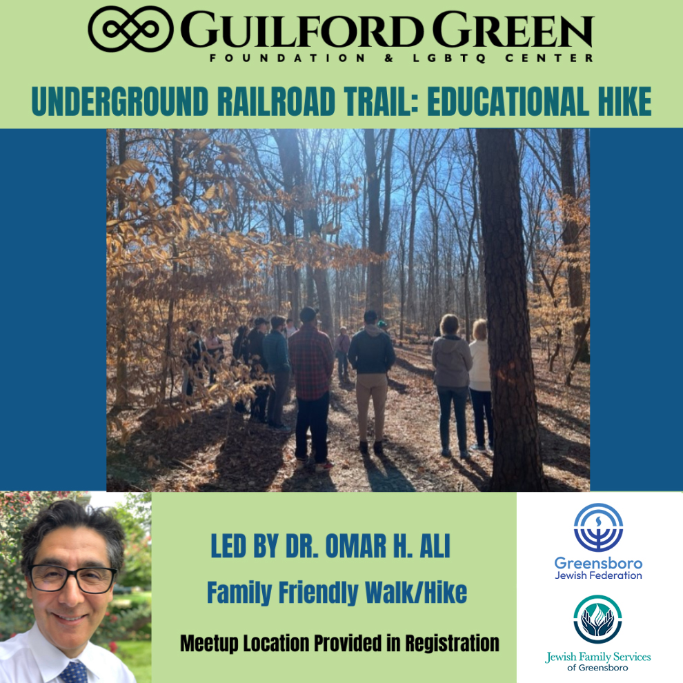 JFS Underground Railroad Trail and Educational Hike Greensboro Jewish