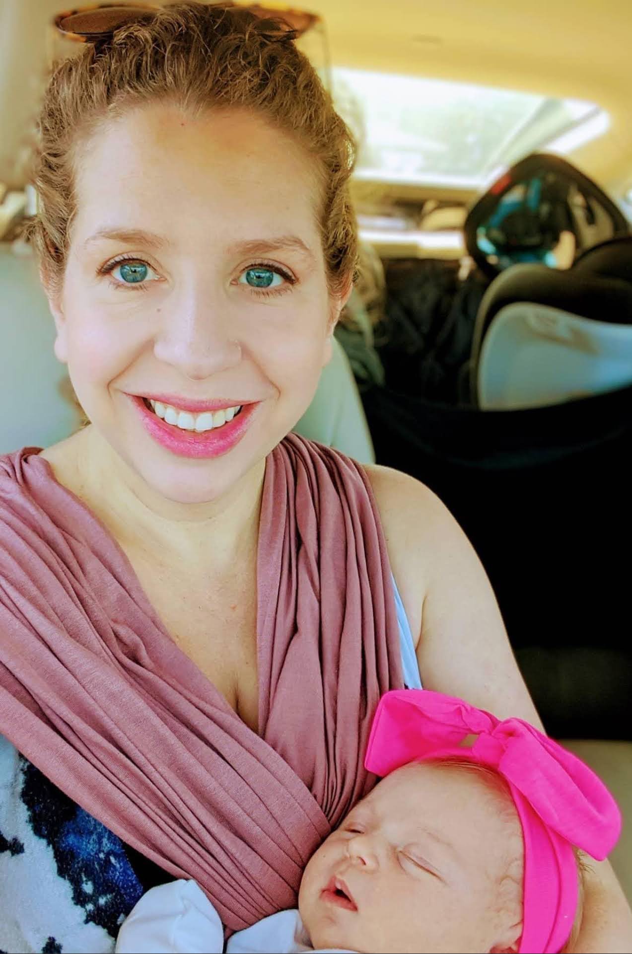 Nicki Golos, Shalom Baby Co-Chair and her new baby, Ella May, who was born in September