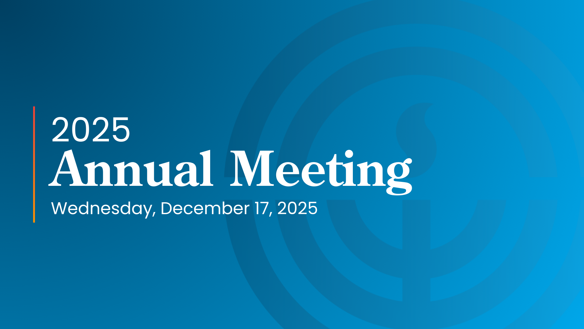 Annual Meeting Banner